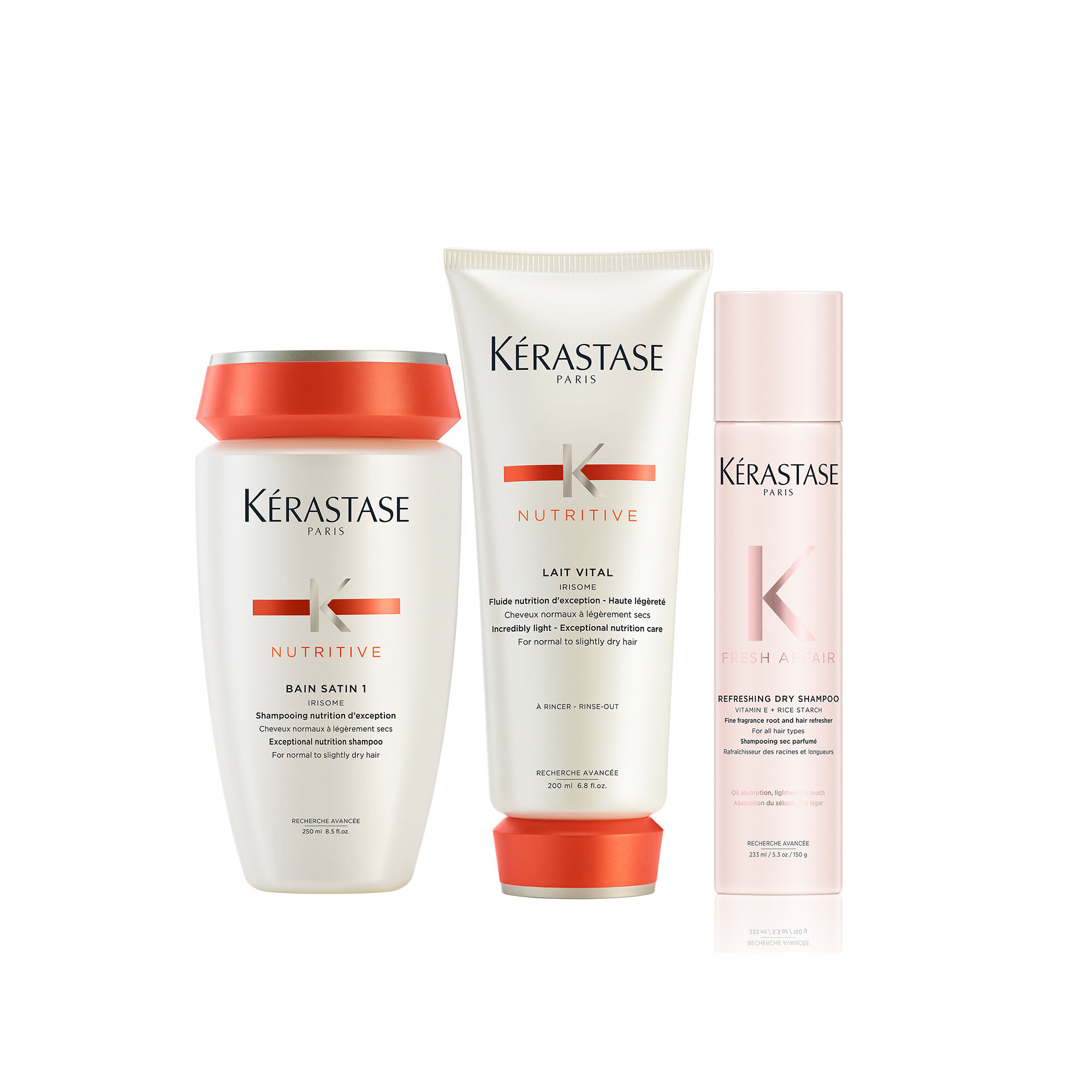 Kérastase Nutritive Fresh Affair Dry Shampoo Bundle for Slightly Dry Hair